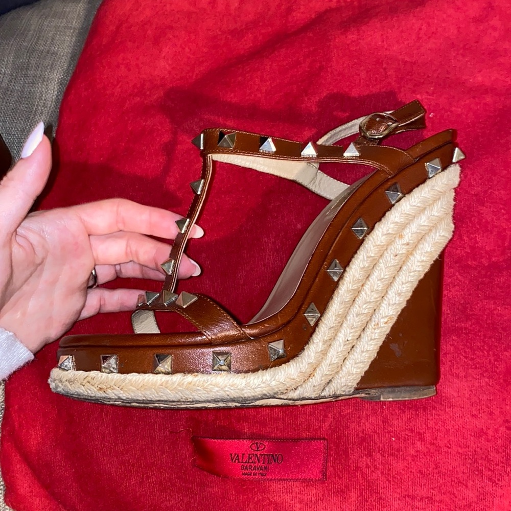 Valentino rockstar wedges